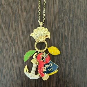 Lily Pulitzer charm necklace